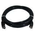 8Ware CAT6A Cable 0.25m (25cm)- Black Premium RJ45 Ethernet Network LAN UTP Patch Cord 26AWG CU Jacket - Image 1