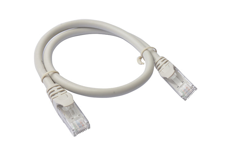 8Ware CAT6A Cable 0.25m (25cm) - Grey Color RJ45 Ethernet Network LAN UTP Patch Cord Snagless - Image 1