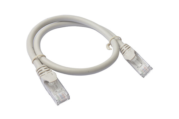 8Ware CAT6A Cable 0.5m (50cm) - Grey Color RJ45 Ethernet Network LAN UTP Patch Cord Snagless
