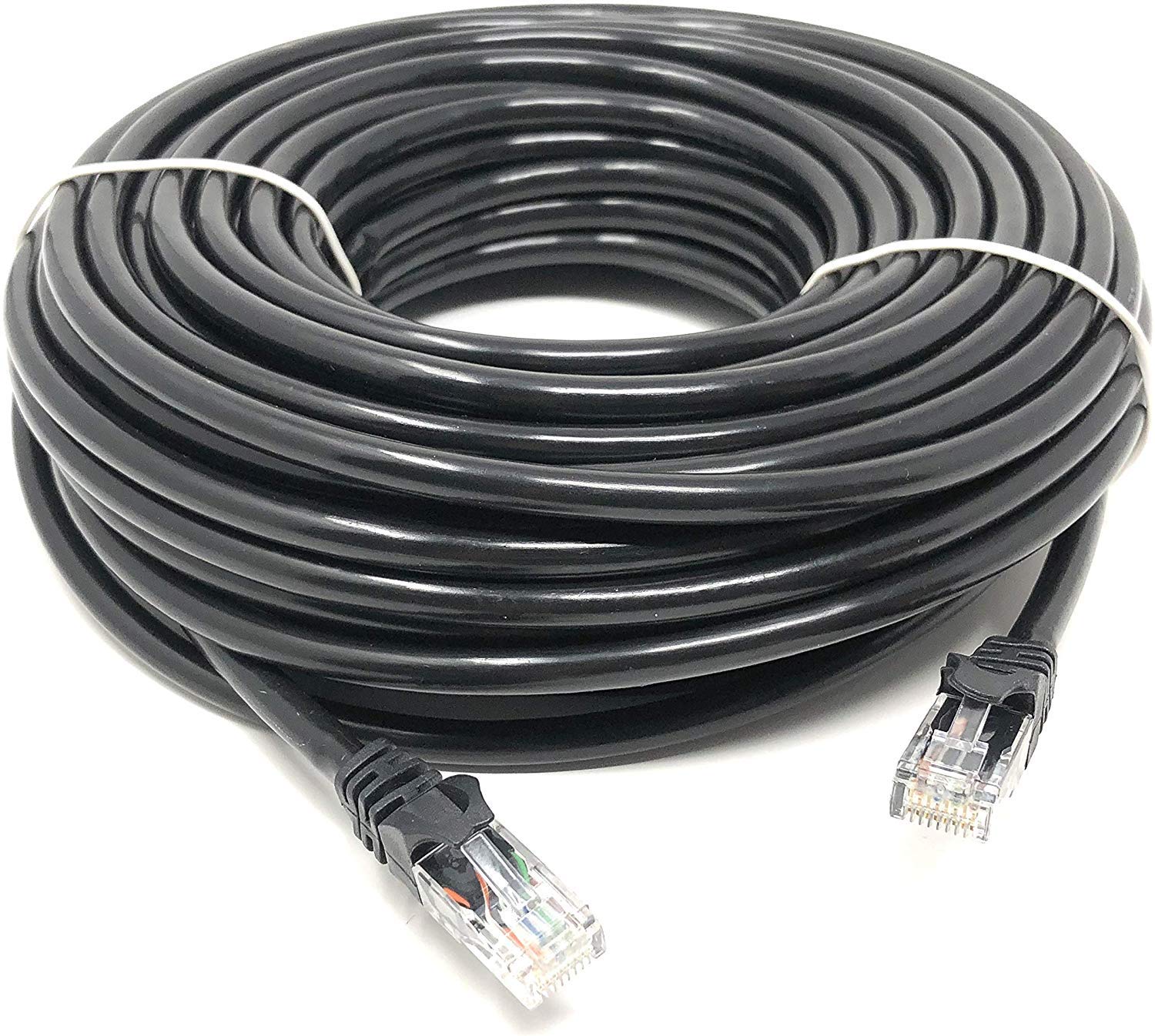 8Ware CAT6A Cable 10m - Black Color RJ45 Ethernet Network LAN UTP Patch Cord Snagless - Image 1
