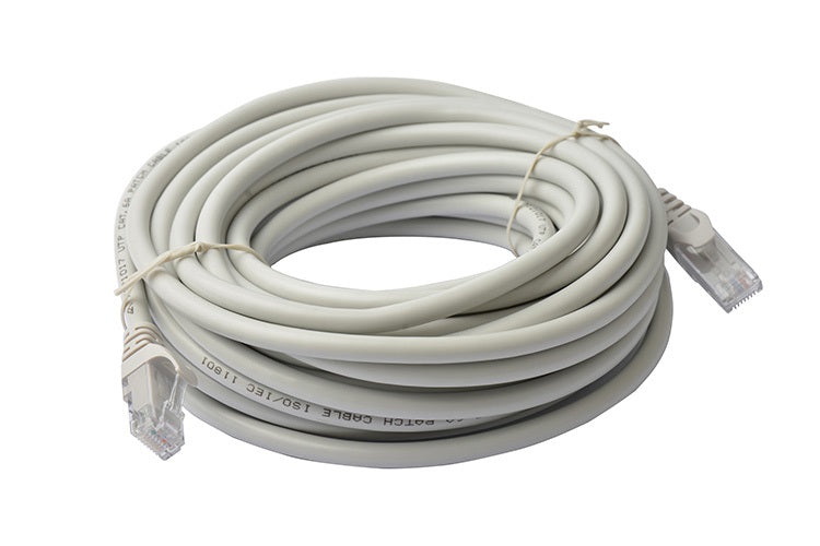 8Ware CAT6A Cable 10m - Grey Color RJ45 Ethernet Network LAN UTP Patch Cord Snagless - Image 1
