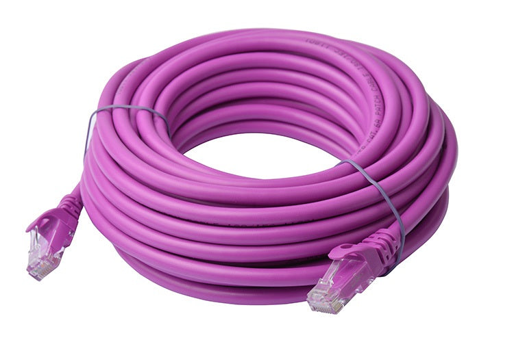 8Ware CAT6A Cable 10m - Purple Color RJ45 Ethernet Network LAN UTP Patch Cord Snagless - Image 2