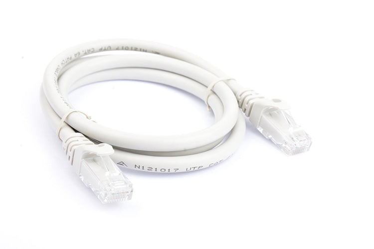 8Ware CAT6A Cable 1m - Grey Color RJ45 Ethernet Network LAN UTP Patch Cord Snagless - Image 1