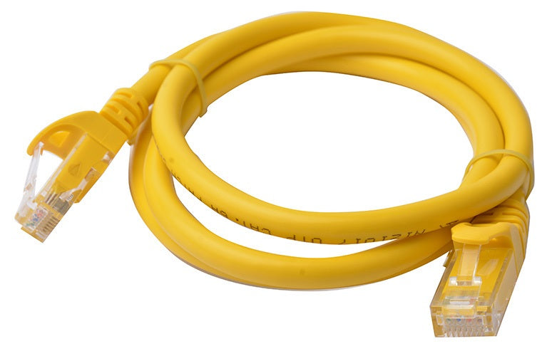 8Ware CAT6A Cable 1m - Yellow Color RJ45 Ethernet Network LAN UTP Patch Cord Snagless - Image 5