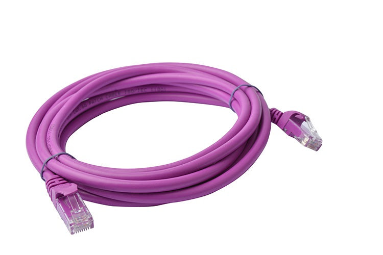 8Ware CAT6A Cable 3m - Purple Color RJ45 Ethernet Network LAN UTP Patch Cord Snagless - Image 1