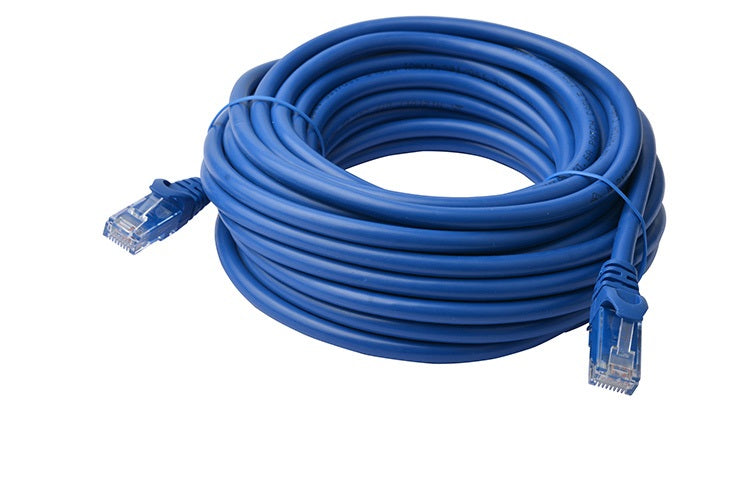 8Ware CAT6A Cable 40m - Blue Color RJ45 Ethernet Network LAN UTP Patch Cord Snagless - Image 1
