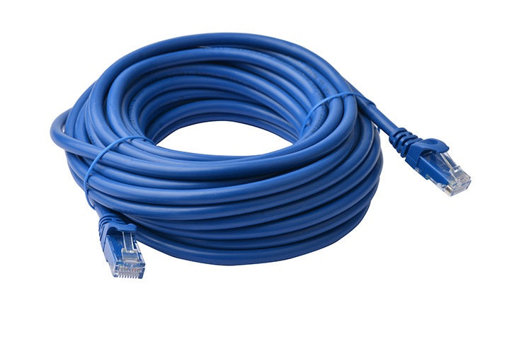 8Ware CAT6A Cable 50m - Blue Color RJ45 Ethernet Network LAN UTP Patch Cord Snagless - Image 2