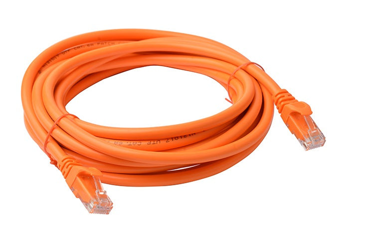 8Ware CAT6A Cable 5m - Orange Color RJ45 Ethernet Network LAN UTP Patch Cord Snagless - Image 2