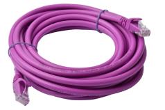 8Ware CAT6A Cable 5m - Purple Color RJ45 Ethernet Network LAN UTP Patch Cord Snagless - Image 1
