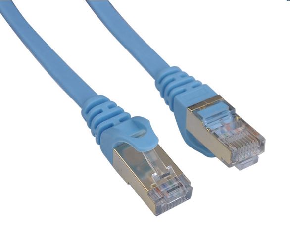 8Ware CAT7 Cable 3m - Blue Color RJ45 Ethernet Network LAN UTP Patch Cord Snagless Flat cable - Image 3