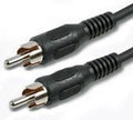 8Ware 3.5 Streo Plug RCA Male to Male 1x PCA Plug shielded Vadio Cable for Multi Device 2m Cable - Image 1