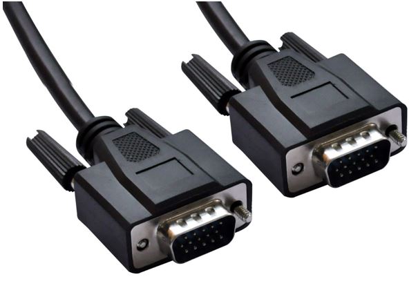 8Ware VGA Monitor Cable 2m 15pin Male to Male with Filter for Projector Laptop Computer Monitor UL Approved - Image 1