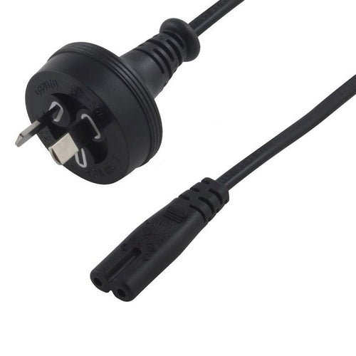 8Ware 2 Pin Core Power Cable 2m AU Plug 240v to IEC C7 figure eight Female Appliance Wall Duty for Notebook AC Adaptor POS OEM ~CBPOW-2C HPL240/8B - Image 5
