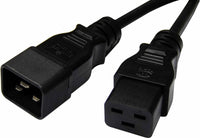8Ware 1m Power Extension Cable Lead 15A IEC C19 to IEC C20 Male to Female for UPS PDU PC Servers Rack-mount Power Distribution Units - Image 2