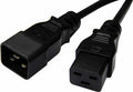 8Ware 2m Power Extension Cable Lead 15A IEC-C19 to IEC-C20 Male to Female for UPS PDU PC Servers Rack-mount Power Distribution Units - Image 1