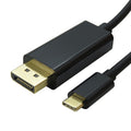 8ware 2m USB-C to DP DisplayPort Cable Adapter Male to Male iPad Pro Macbook Air Samsung Galaxy S10 MS Surface - Image 1
