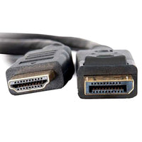 8ware DisplayPort DP to HDMI Cable 2m - 20 pins Male to 19 pins Male Gold plated RoHS - Image 2