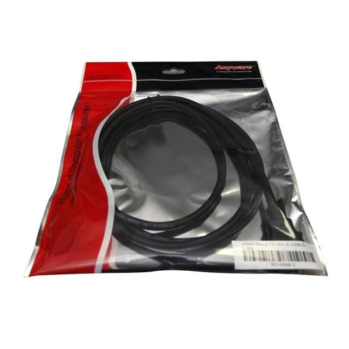 8Ware HDMI Cable 2m - V1.4 19pin M-M Male to Male Gold Plated 3D 1080p Full HD High Speed with Ethernet - Image 2