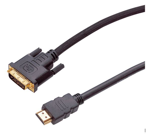 8ware HDMI to DVI-D Adapter Converter Cable 2m - Retail Pack Male to Male 30AWG Gold Plated PVC Jacket for PS4 PS3 Xbox Monitor PC Computer Projector - Image 2