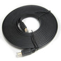 8Ware Flat HDMI Cable 5m - V1.4 19pin M-M Male to Male Gold Plated 3D 1080p Full HD High Speed with Ethernet ~CB8W-RC-HDMIF-2 - Image 1