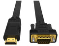 8Ware HDMI to VGA  Adapter Converter Cable 2m Male to Male for Desktop Computer Laptop PC Monitor Projector HDTV Switch PS4 PS5 Media Box DVD Camera - Image 1