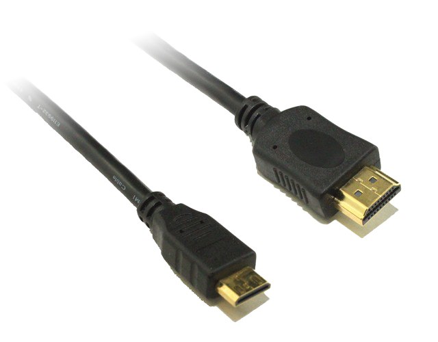 8Ware Mini HDMI to HDMI Cable 3m with Ethernet 1.4V 3D HD 1080p Male to Male for Camera Camcorder Mobile Laptop Tablet Graphic Video Card - Image 1