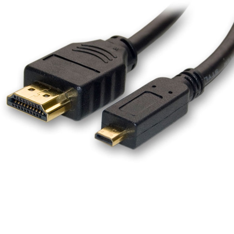 8Ware Micro HDMI to High Speed HDMI Cable 1.5m with Ethernet Male to Male - Image 2