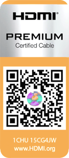 8Ware Premium HDMI Certified Cable 0.5m (50cm) Male to Male - 4Kx2K @ 60Hz (2160p) - Image 3