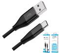 8Ware Premium 1m Samsung Certified Fast Speed Charging USB-C to USB-A Data Charger Cable For Samsung Huawei Google LG Retail Pack - Image 1