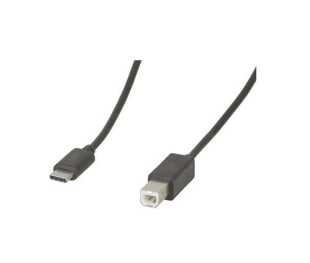 8Ware USB-B to USB-C Cable 1m Type-C to B Male to Male - 480Mbps - Image 2