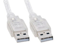 8Ware 2m USB 2.0 Cable - Type A to Type A Male to Male High Speed Data Transfer for Printer Scanner Cameras Webcam Keyboard Mouse Joystick - Image 1