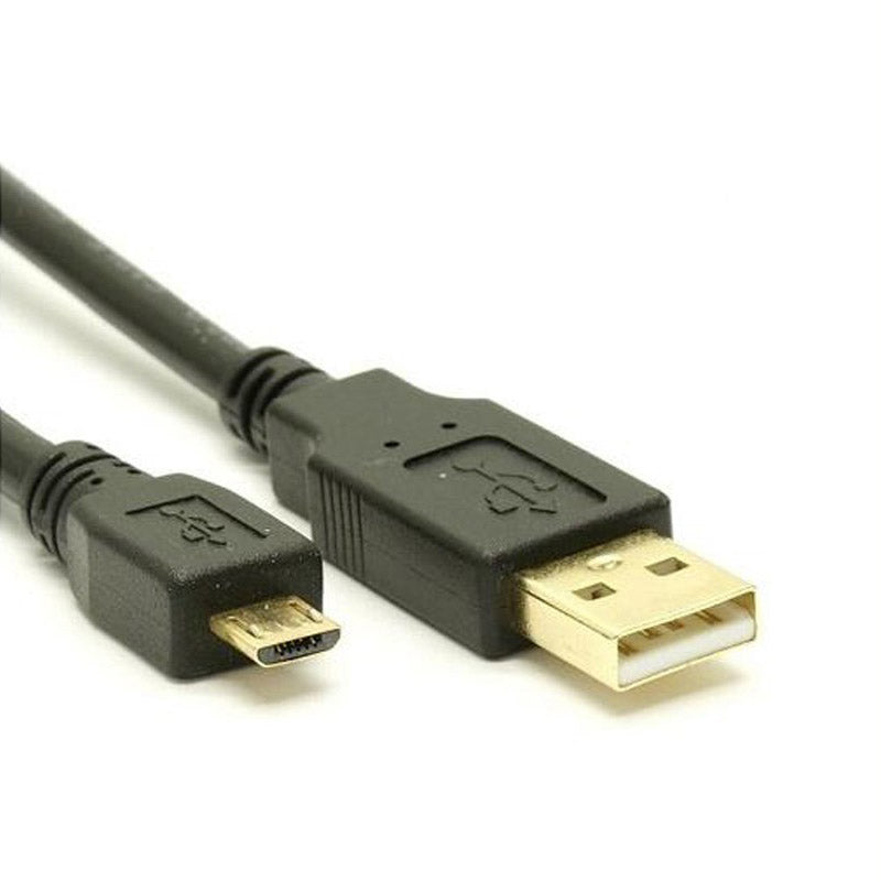 8Ware USB 2.0 Cable 3m A to Micro-USB B Male to Male Black - Image 2
