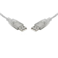 8Ware 5m USB 2.0 Cable - Type A to Type A Male to Male High Speed Data Transfer for Printer Scanner Cameras Webcam Keyboard Mouse Joystick - Image 1