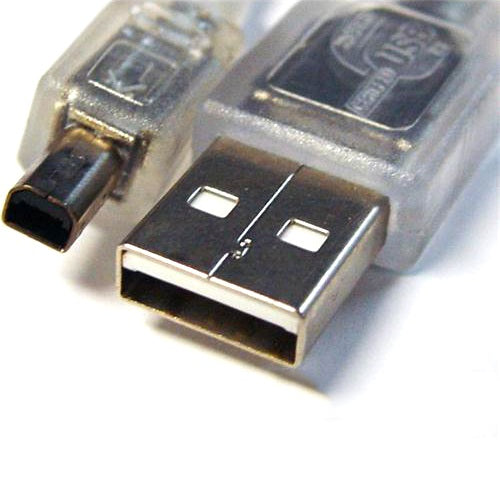 8Ware USB 2.0 Cable 3m A to B 4-pin Mini Transparent Metal Sheath UL Approved - Image 5