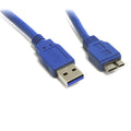 8Ware USB 3.0 to Micro USB Cable 2m Type A to Type B Male to Male for Charging or Data Sync Mobile Devices Phone Tablet PDA GPS - Image 1