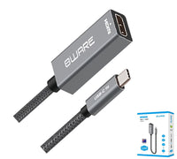 8ware 10cm USB-C to HDMI Male-Female Adapter Converter Cable Retail Pack for PC Laptop iPad  MacBook Pro/Air Surface Dell XPS to Monitor Projector TV - Image 5