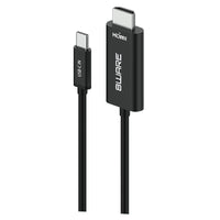 8ware 1m USB-C to HDMI 4K Male to Male Adapter Converter Cable Retail Pack for PC Notebook iPad  MacBook Pro/Air Surface Dell XPS to Monitor Projector - Image 2