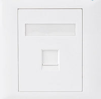 Astrotek CAT5e RJ45 Wall Face Plate 86x86mm 1 Port Socket Kit - Image 2