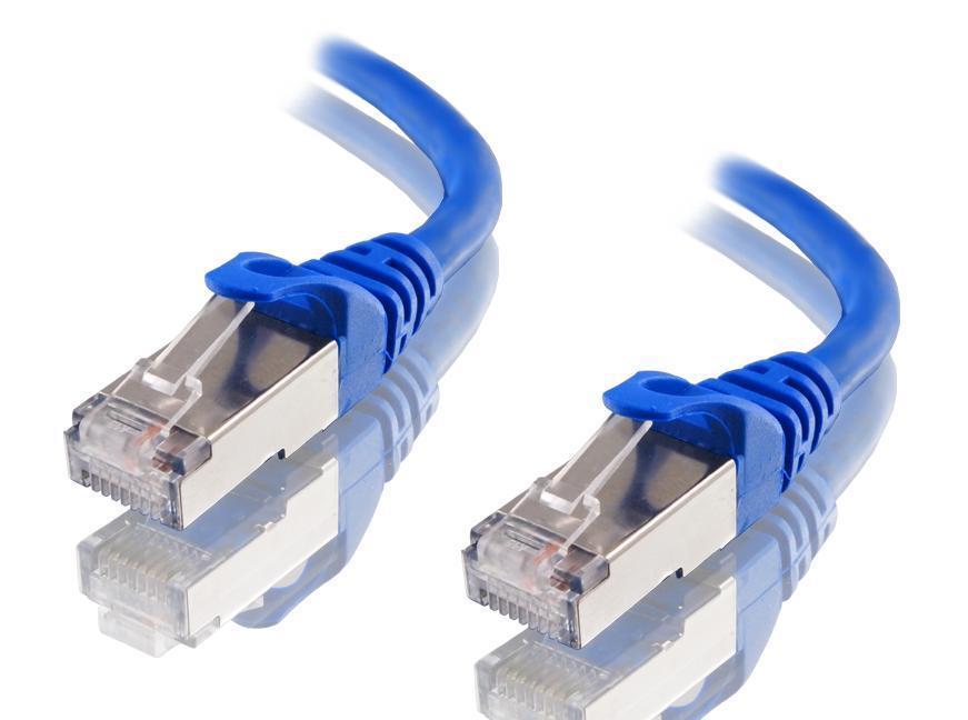 Astrotek CAT6A Shielded Ethernet Cable 50m Blue Color 10GbE RJ45 Network LAN Patch Lead S/FTP LSZH Cord 26AWG - Image 1
