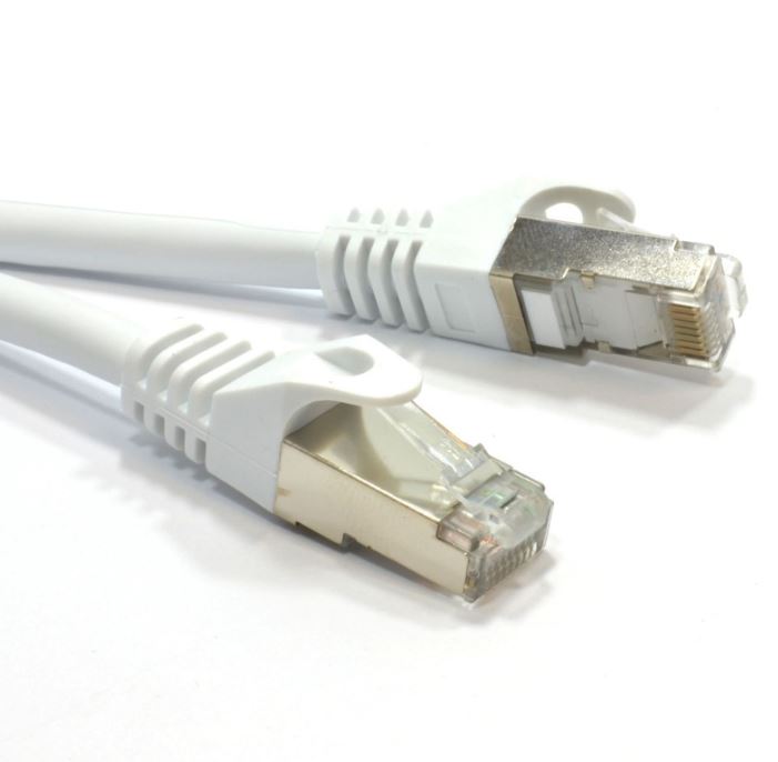 Astrotek CAT6A Shielded Cable 1m Grey/White Color 10GbE RJ45 Ethernet Network LAN S/FTP LSZH Cord 26AWG PVC Jacket - Image 2