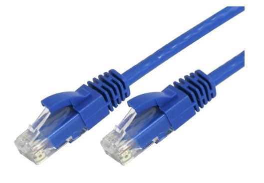 8ware CAT6 Thin Cable 1.5m / 150cm - Blue Color Premium RJ45 Ethernet Network LAN UTP Patch Cord 26AWG for Data - Image 2