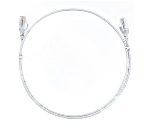 8ware CAT6 Ultra Thin Slim Cable 10m - White Color Premium RJ45 Ethernet Network LAN UTP Patch Cord 26AWG for Data Only - Image 2