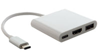 Astrotek USB 3.1 Type-C USB-C to USB-C HDMI USB-A  Hub Adapter Converter Cable Male to Female 4K 30Hz for Apple MacBook Chromebook Pixel - Image 2