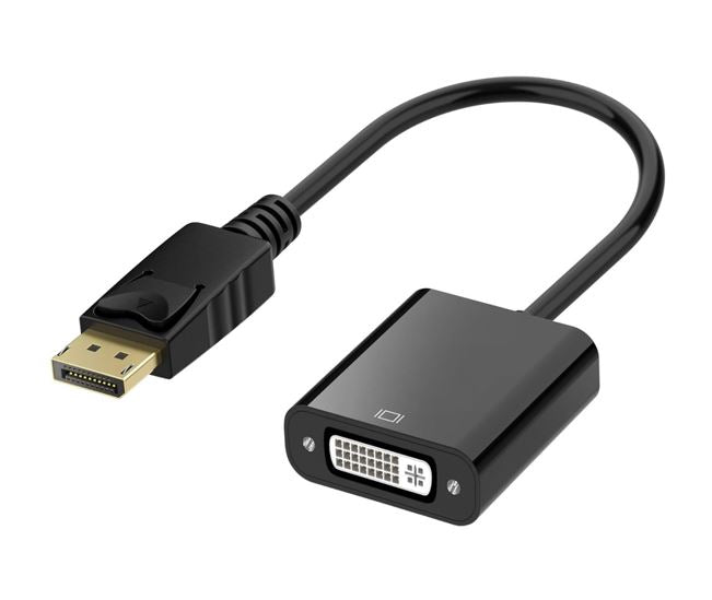 Astrotek DisplayPort DP to DVI Adapter Converter Cable 15cm - Male to Female 20 pins to DVI 24+5 pins Compatible for Lenovo Dell HP Monitor Projector - Image 1