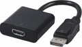 Astrotek DisplayPort DP to HDMI Adapter Converter Cable 20cm - 20 pins Male to Female Active 1080P - Image 1