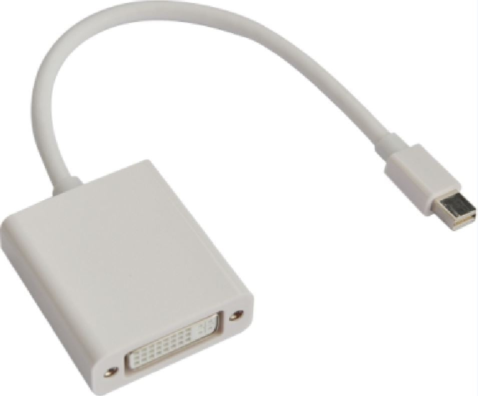 Astrotek Mini DisplayPort DP to DVI Cable 20cm - 20 pins Male to 24+5 pins Female Nickle RoHS - Image 2