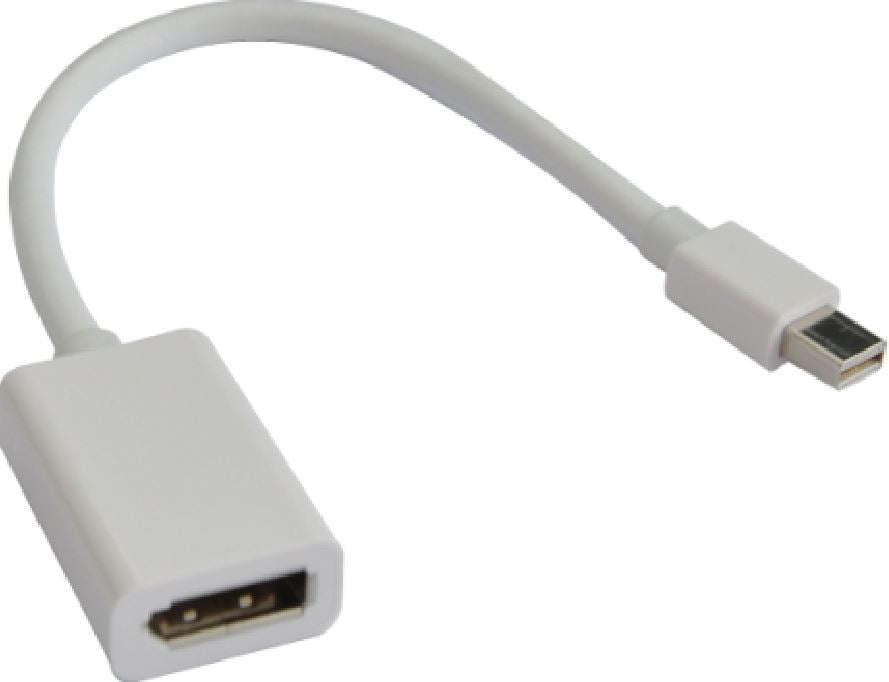 Astrotek Mini DisplayPort DP to DisplayPort DP Adapter Converter - 20 pins Male to Female Nickle Plated RoHS - Image 1