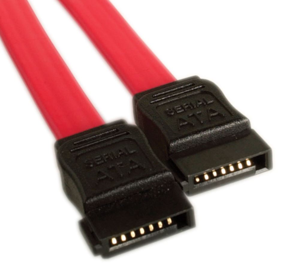 Astrotek Serial ATA SATA 2 Data Cable 50cm 7 pins to 7 pins Straight 26AWG Red ~CB8W-FC-5031 CB8W-FC-5075 - Image 1