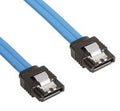 Astrotek SATA 3.0 Data Cable Male to Male Straight 180 to 180 Degree with Metal Lock 26AWG Blue 50cm ~CB8W-FC-5080 - Image 1