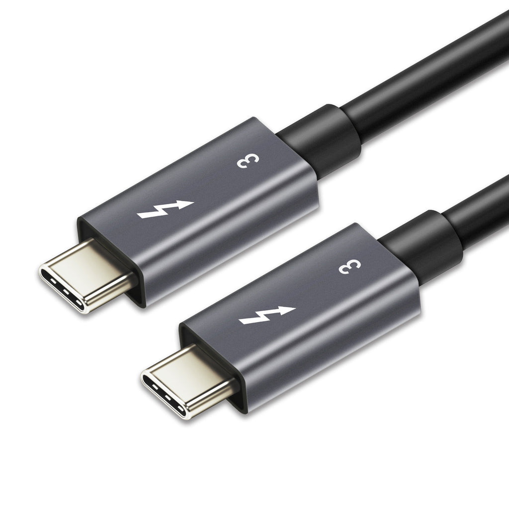 Astrotek 0.7m Thunderbolt 3 USB-C Data Sync Fast Charge Cable Male to Male 100W 40Gbps 5K Video for Samsung S22 S21 Note iPad Pro Macbook Air - Image 2